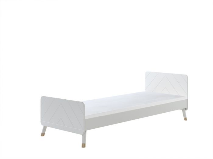 BED 090 X 200 WIT BILLY VIPACK