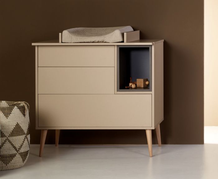 COMMODE 3 LADES COCOON LATTE
