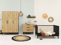 Babykamer met kleerkast 3-deurs Xem van ToiToikids - De Boomhut