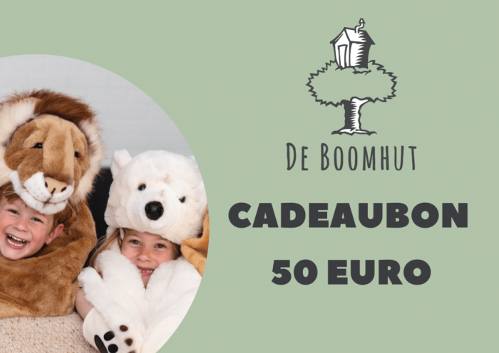 Cadeaubon 50 euro De Boomhut