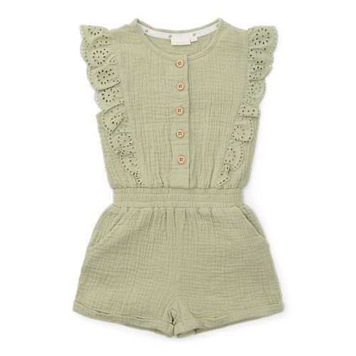 Jumpsuit little dutch groen