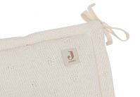 Bed-en parkomranding cosy knit ivory jollein