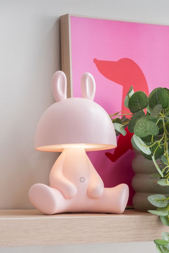 Lamp bunny soft pink Leitmotiv