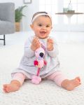 Babyspeelgoed bandana buddies flamingo skip hop