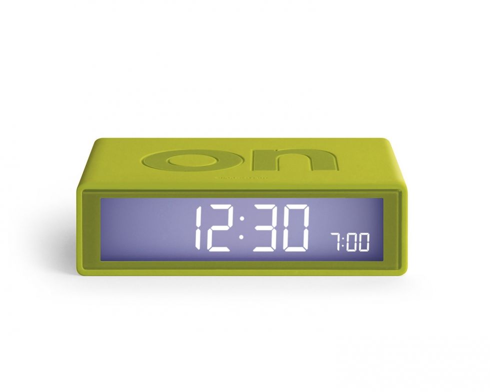 WEKKER FLIP GREEN LEXON Alarm clock, Decoratie