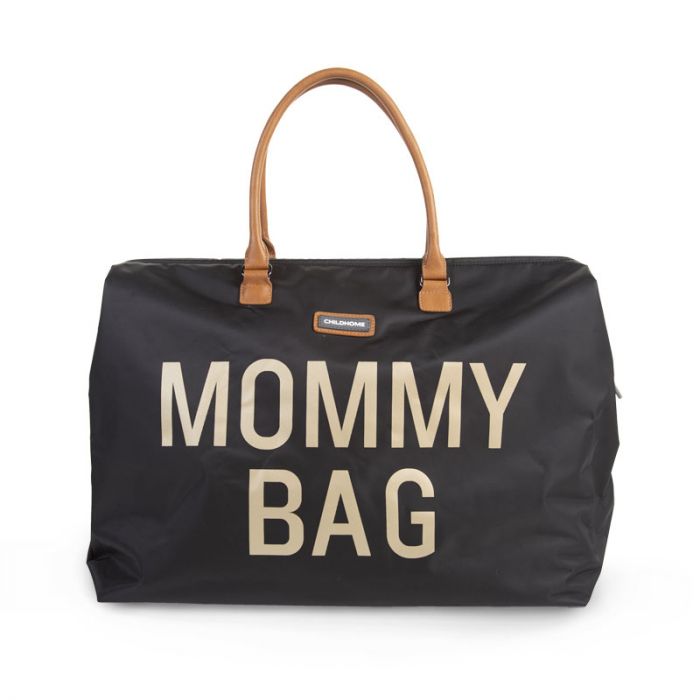 Luiertas mommy bag black and gold childhome