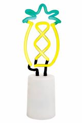 Sunnylife Lamp Neon Ananas Klein