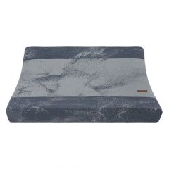 Waskussenhoes Marble Cool Granit/Grijs Baby's Only