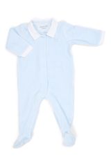 Kruippakje velours babyblauw poetree kids