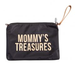 Tasje Mommy Clutch Black And Gold Childhome