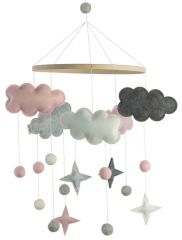 Mobiel Fantasy Clouds Pink Baby Bello