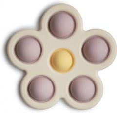 Babyspeeltje Flower Soft Lilac Press Toy Mushie
