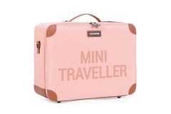 Mini Traveller Valiesje Roze/Koper