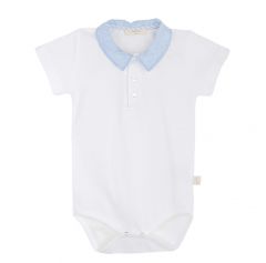 Onesie Summertime White & Blue 3M Baby Gi