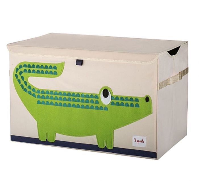 Speelgoedkoffer 3 sprouts krokodil