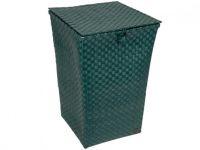 Laundry Basket Venice Blue Green Handed By