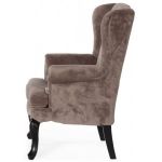 Quax Fauteuil Velours Taupe