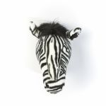 Wild And Soft Dierenkop Zebra Daniel