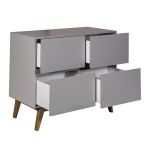 COMMODE 4 LADES TRENDY GRIFFIN GREY