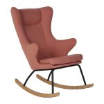 Rocking chair soft peach de luxe adult quax