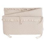 Bed-en boxbumper mood warm linen baby's only