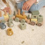 Little dutch speelgoed little farm trein tractor