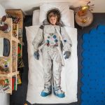 Beddengoed kinderbed astronaut snurk