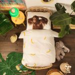 Beddengoed snurk banana monkey