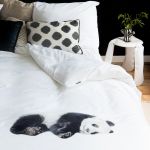 Dekbedovertrek Lazy panda snurk