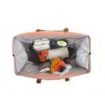 Childhome nursery bag roze en koper mommy bag