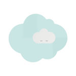 Speelmat head in the clouds groen