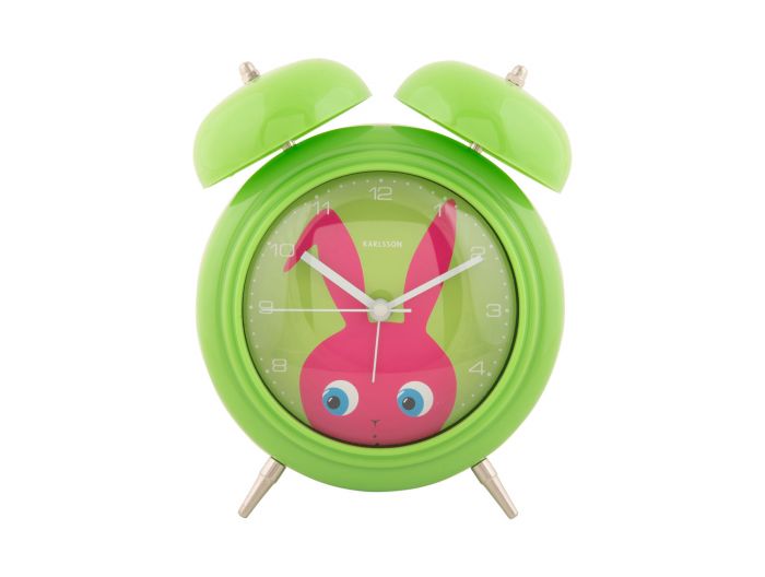 Wekker Bunny Dark green karlsson