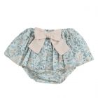 Bloomers Ocean Blue 6M Met Strik Baby Gi