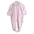 Kruippakje Emily Roze Velours 1M Baby Gi