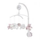 Baby's Only Muziekmobiel Sense Oud Roze/Kiezelgrijs/Wit