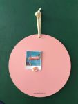 Magneetbord cirkel roze wonderwall